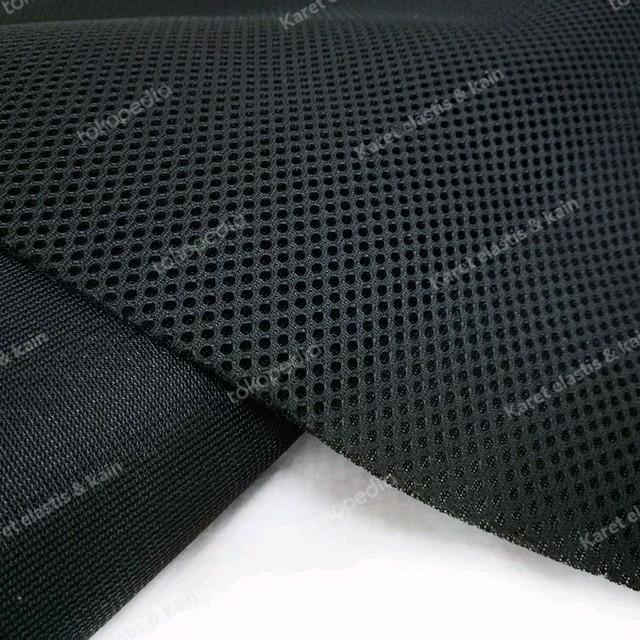 NEW jala mesh double/kain jala double mesh/jala mesh sandwich hitam