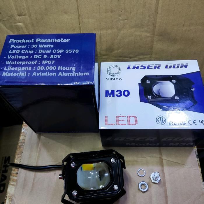 Lampu Vinyx M30 Nyala Putih Kuning