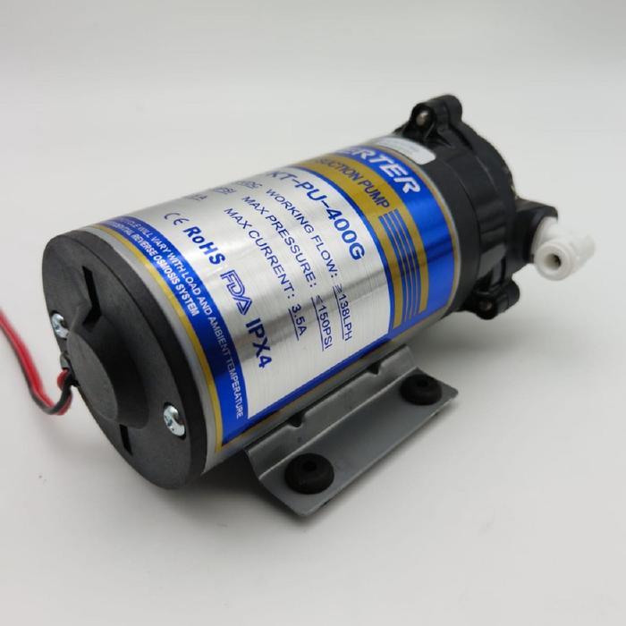 Pompa Ro 400 Gpd - Dc 24V Booster Pump Ro + Adaptor