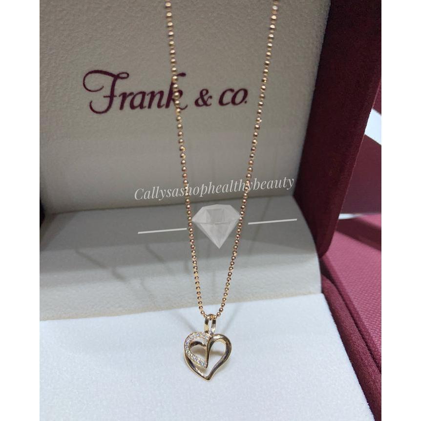 Frank N Co Diamond Lovely Necklace Jewellery New Include Rantai