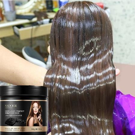 Hair Mask Smoothing Masker Keratin Treatmen Rambut Rusak dan Kering Rontok Ala Korea Lembut Wangi