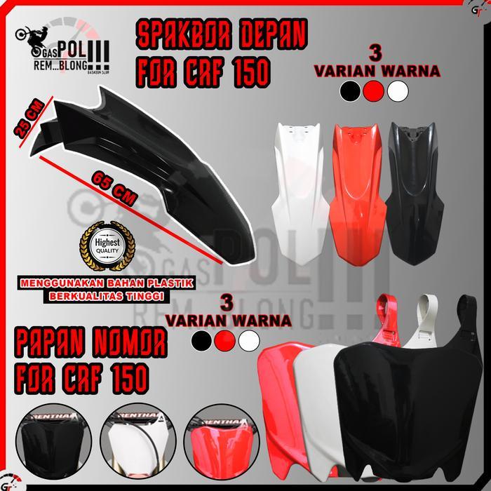 Yoshimura - Spakbor Set Depan Papan Nomor Crf 150 250 Motor Cross Trail Honda Crf