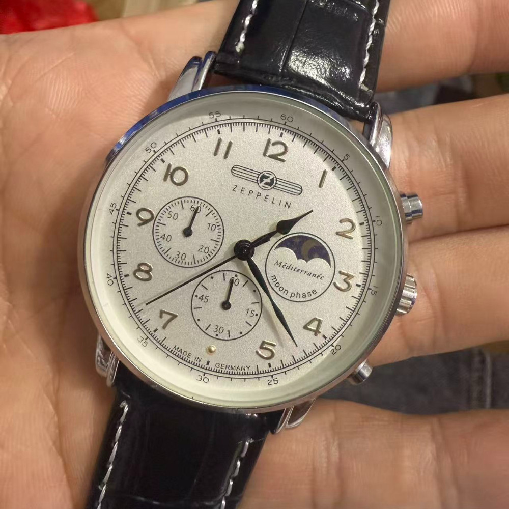 Fashion Business Zeppelin Classic Men's Watch Classic Vintage Moon Phase Couple Watch Fashion