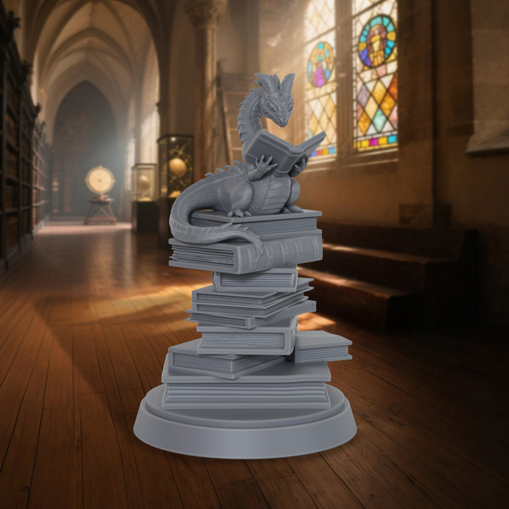 RPG Book ature, Fantasy The Reading Books Character els, TTRPG Magical Library Scenery Accessories