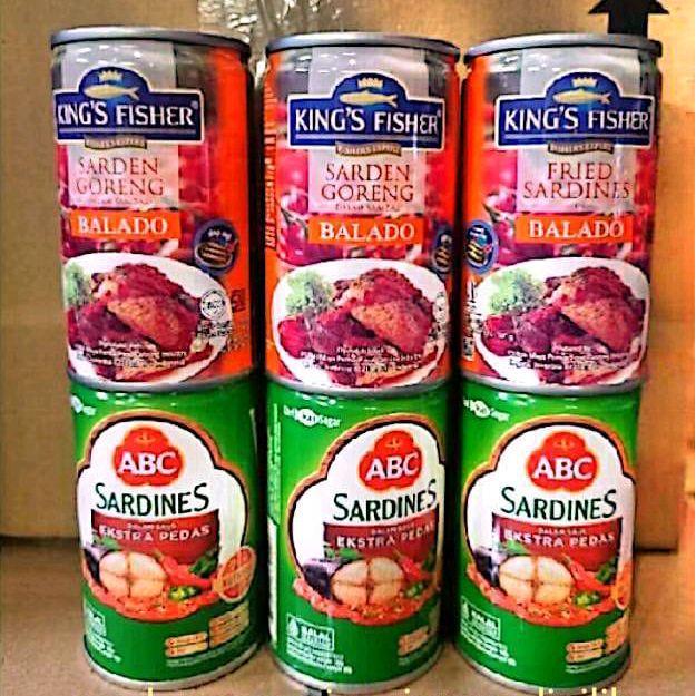 "New" Sarden 425 gram riject kemasan Oil Masakan Ikan Makanan Instan Kaleng