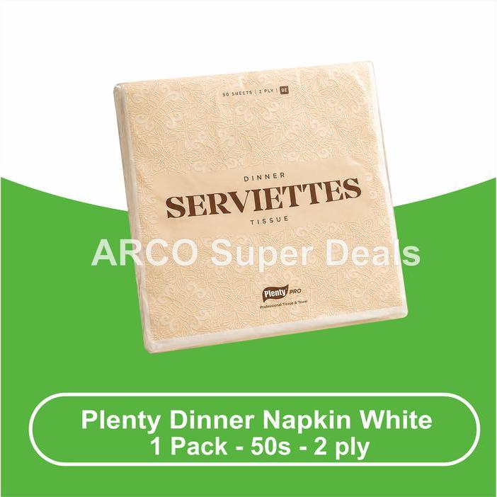 Tissue Dinner Napkin Plenty 50 Sheets 2 Ply