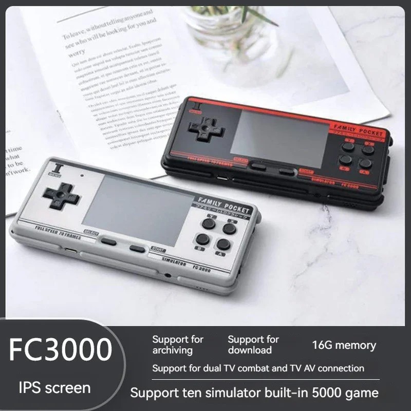 Fc3000 Handheld Game Console Ips Hd Screen V2 Handheld M3 Retro Sup