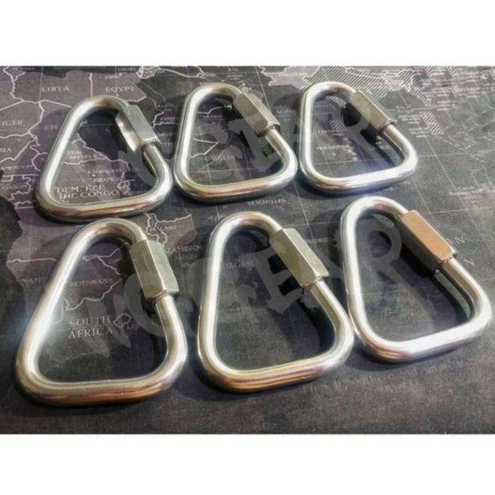 Original Carabiner Triangle Segitiga Quicklink Mailon Rapide
