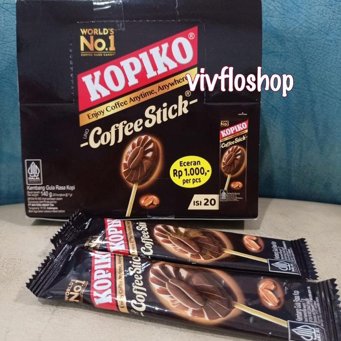 PERMEN KOPIKO LOLI (BOX ISI 20) KOPIKO COFFEE STICK