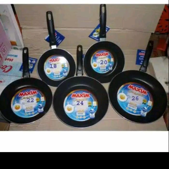 Hot Sale Teflon Maxim 22Cm/Penggorengan Maxim 22Cm/Maxim Teflon Valentino 22Cm