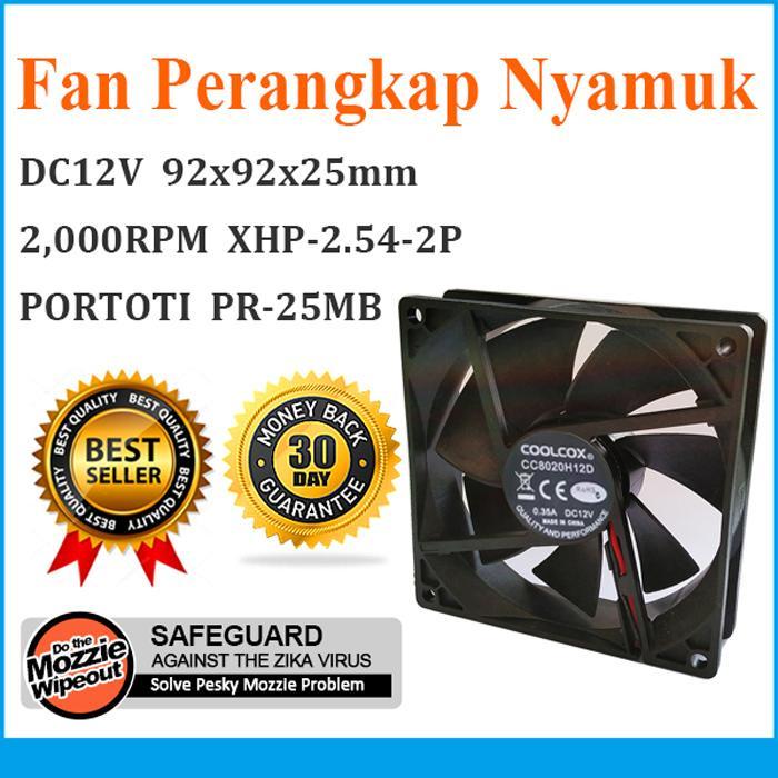 Perangkap Nyamuk Portoti Pr-25Mb Dc Fan 9225