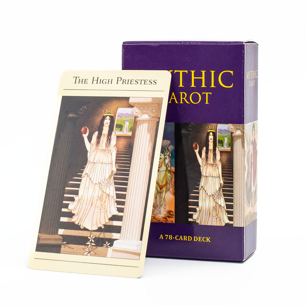 78 Pcs The New Mythic Tarot Deck 10.36cm English Card Playing Cards Fate Games Colorful Box Board