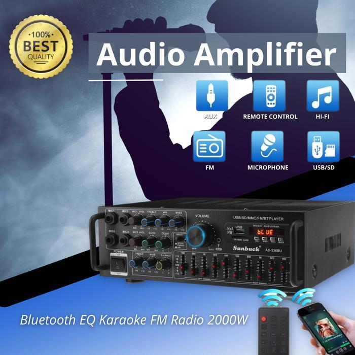 Audio Amplifier Bluetooth oke di Rumah