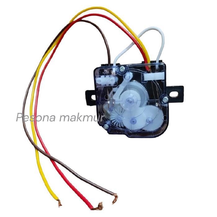 Timer wash mesin cuci polytron 2 tabung 3 kabel/timer mesin cuci polytron