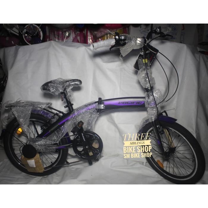 SEPEDA LIPAT PACIFIC 2980 HT SHIMANO 7 SPEED WARNA UNGU