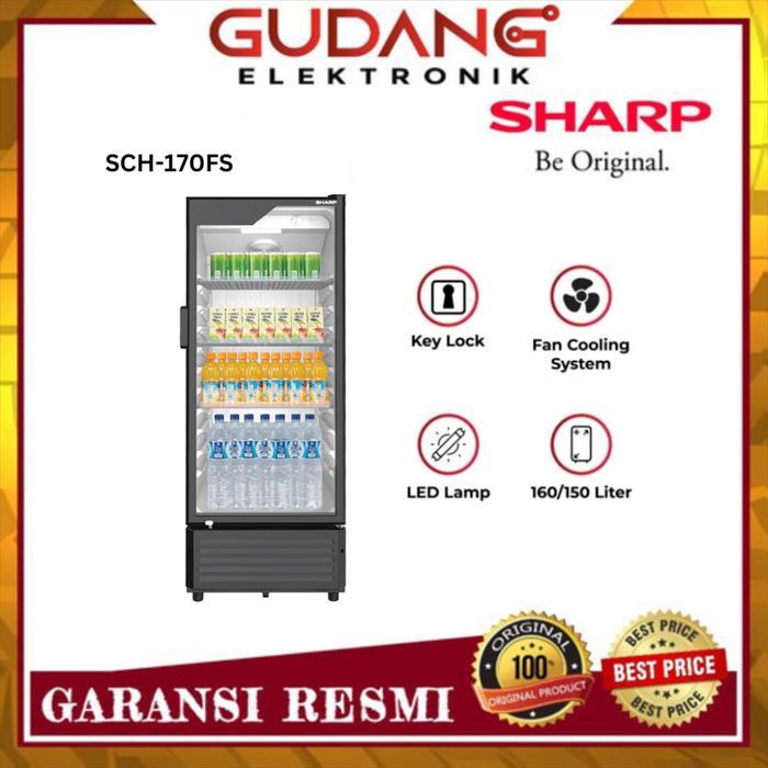 SHOWCASE 157 L SHARP SCH-170FS SHOWCASE 1 PINTU SHARP SCH 170FS