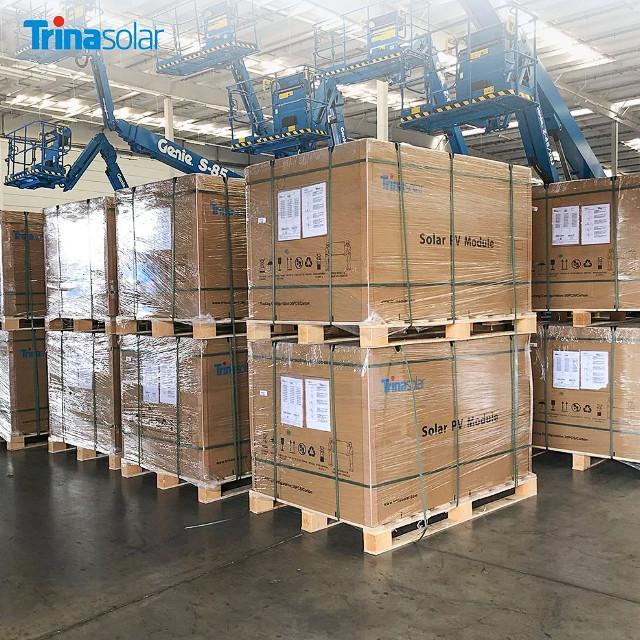Flash Sale Panel Surya Trina Vertex 620Wp 630Wp Mono Solar Module / Panel Surya Include Packing Kayu