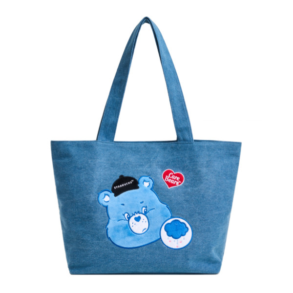 Tas Starbucks CARE BEARS Grumpy Bear Denim Shoulder
