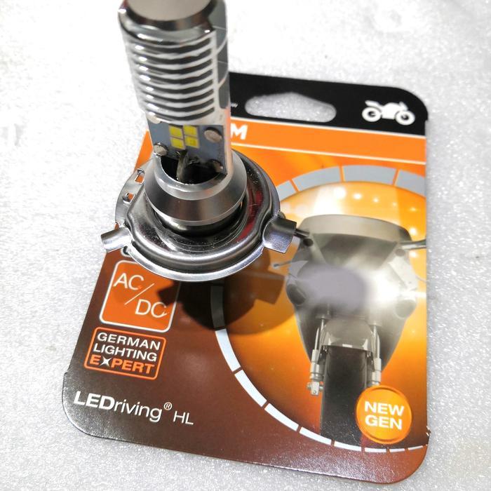 Lampu Led Osram Hs1 H4 Ac/Dc Putih Bohlam Led Depan Ori Osram Hs1 H4