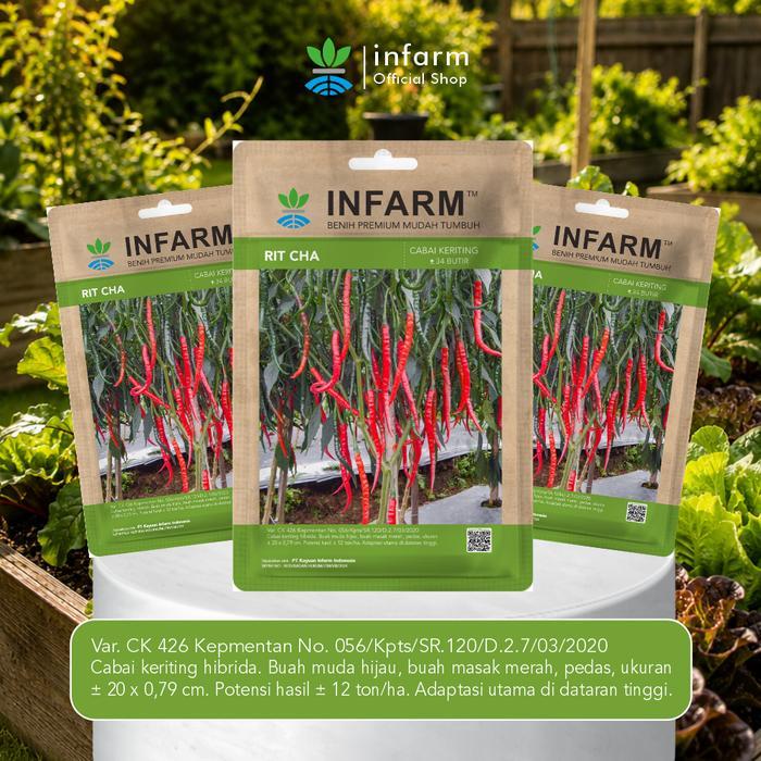 INFARM - Benih Cabai Keriting Ritcha, Benih Unggul Cabe Keriting Hibrida Bibit Super Cabe Keriting