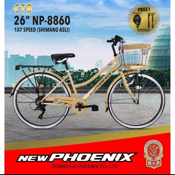 Sepeda Dewasa CTB 26 New Phoenix 8860 - 8860 Kuning