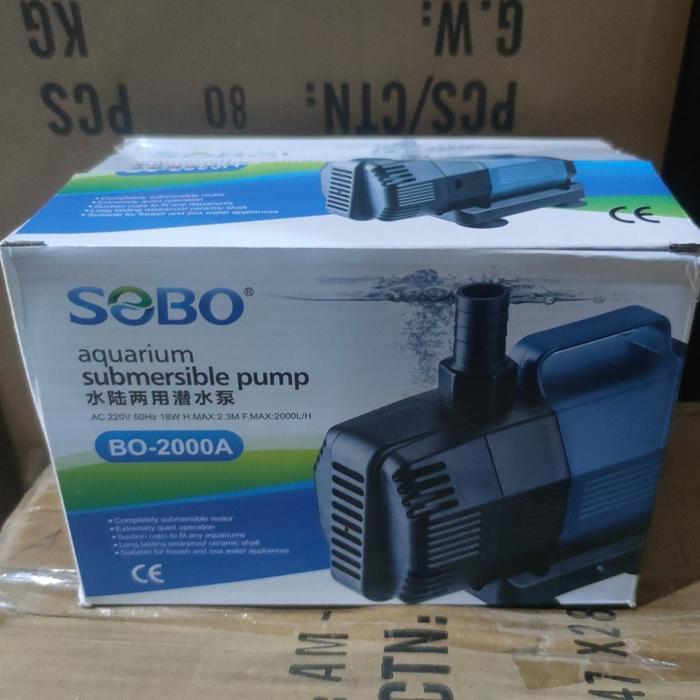 Pompa Celup Kolam Aquarium Sobo Bo 2000A