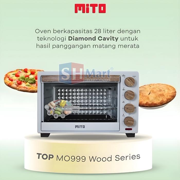 Mito Mo 999 Oven Listrik Lowwatt 28 Liter Mo999 (Medan)