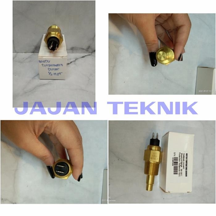 Vdo water temperature sensor 1/2inch / vdo sensor temperatur air / vd