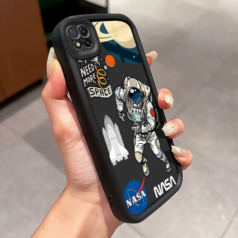 Casing Hp Xiaomi Redmi 9C Redmi 9C NFC Redmi 10A POCO C31 Case Casing Astronot pola HP Kasing Siliko