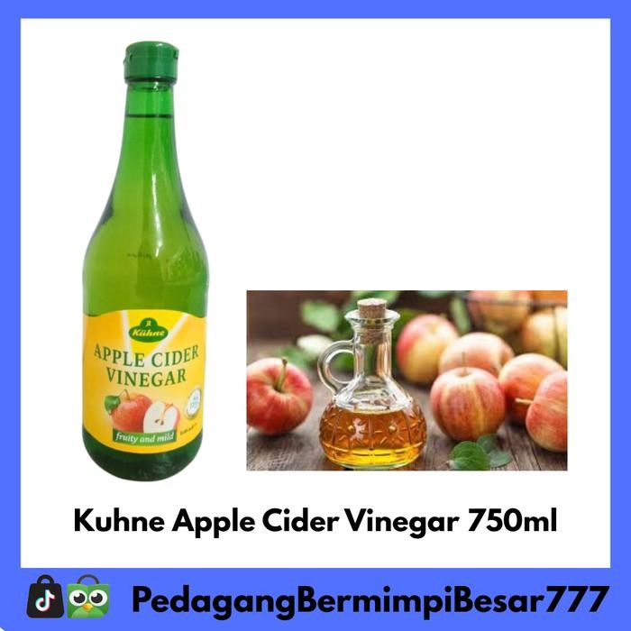 

Kuhne Apple Cider Vinegar 750ml Cuka Apel Apple Vinegar Bahan Masakan