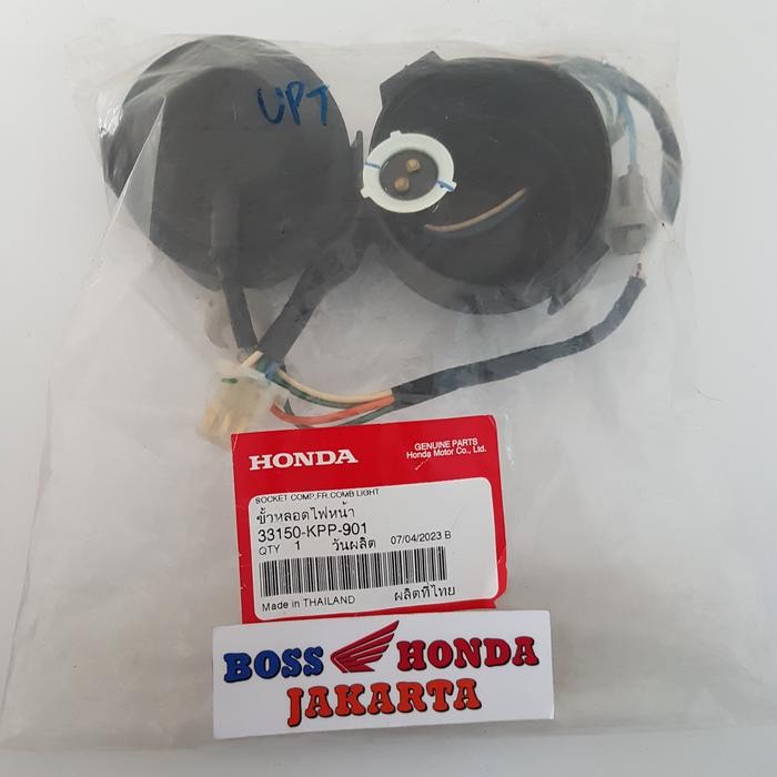 Sparepart Cbr 150R Old Karbu : 33150-Kpp-901 Socket Lampu Depan / Fitting Lampu Depan Cbr 150R Old