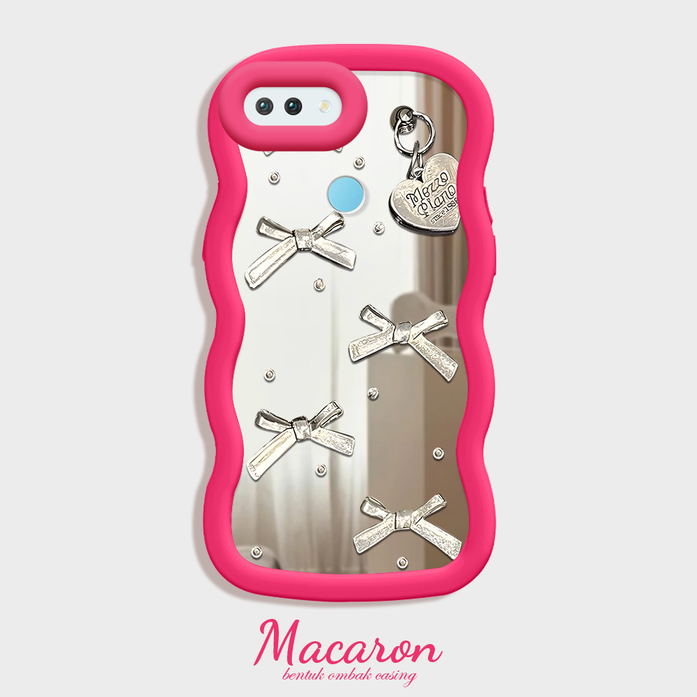 Casing Hp Untuk OPPO F9 Pro Mirror Cassing Phone Berbagai Warna Case Mode Love Kupu Kesing MKL 4034 