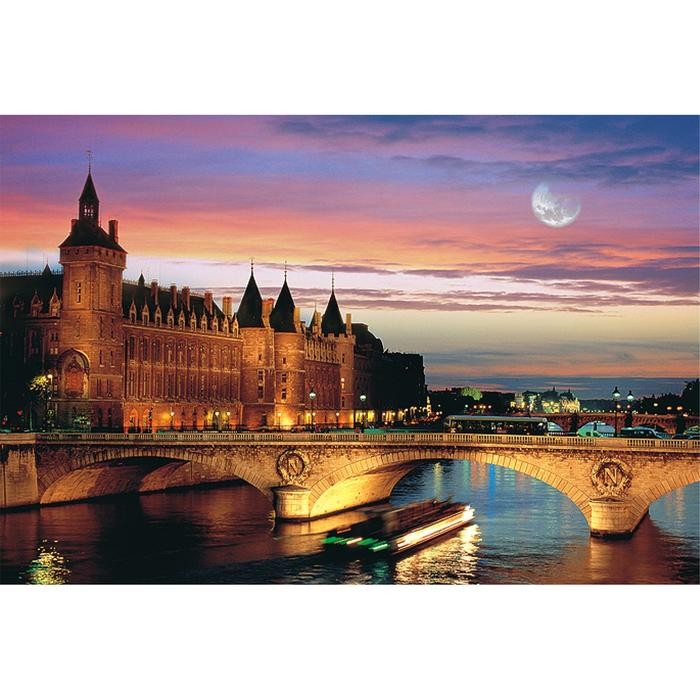 HOT PROMO Tomax Jigsaw Puzzle La Seine, Paris 1000 pcs Glow in the Dark