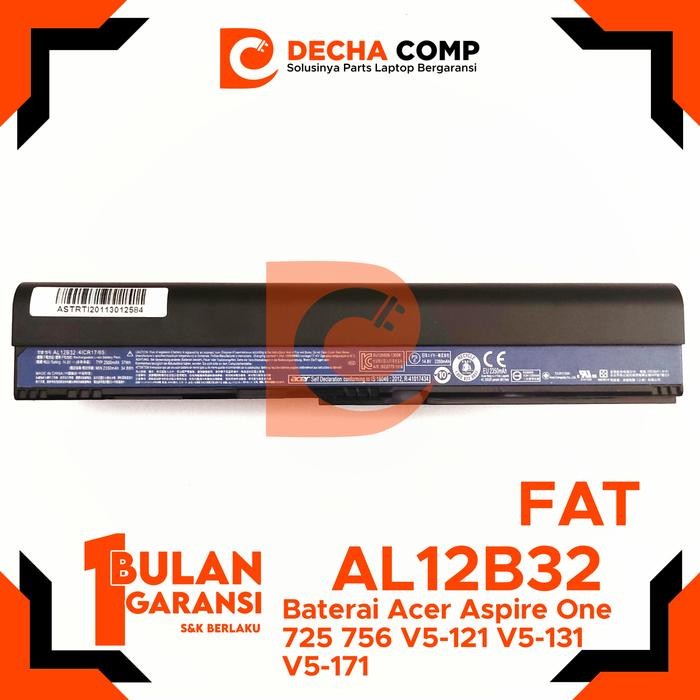 Baterai Original Acer Aspire One AO725 725-0635 725-0802