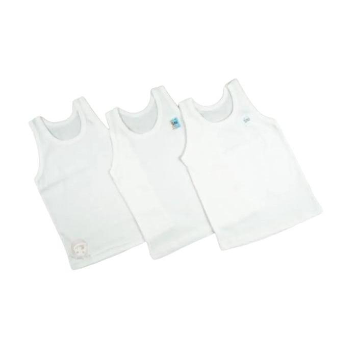 Baju Kaos Dalam Singlet Anak Laki-laki dan Perempuan Baju Dalaman Anak Sekolah Bahan Katun