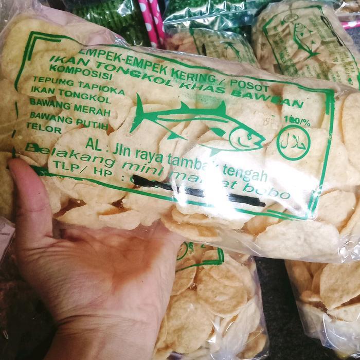 ASLI Pempek kering Khas Bawean Makanan 500gram READY STOCK