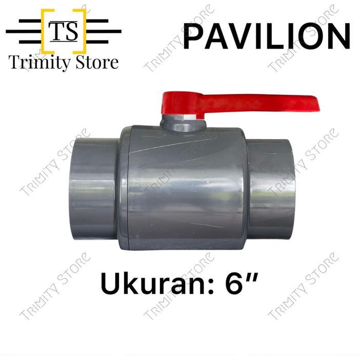 Do- Ball Valve / Stop Kran PVC 6" Inch Pavilion