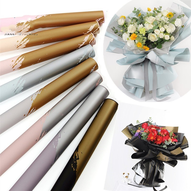 Waterproof wrapping Wedding Gift Ouya paper flower wrapping paper Florist Wrapping Paper Flower Bouq