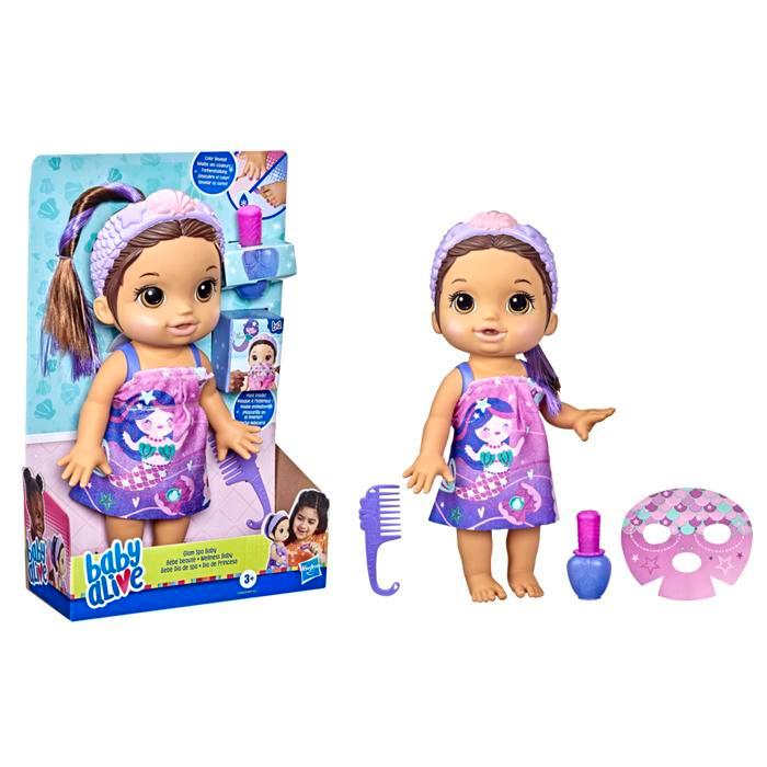 STOK TERBATAS  TOYS KINGDOM BABY ALIVE SET BONEKA BAYI GLAM SPA - COKELAT TERJANGKAU