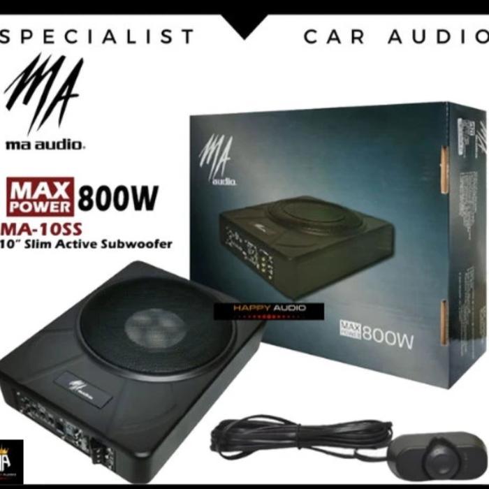 SALE SUBWOFER AKTIF KOLONG JOK MOBIL 10"INCH MA AUDIO