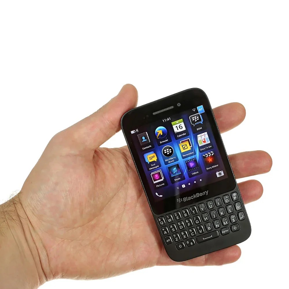 Original Blackberry Q5 4G Mobile Phone Unlocked 3.1" 2GB RAM 8GB ROM 5MP+2MP WIFI GPS QWERTY