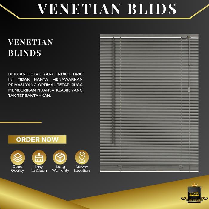 New TIRAI GULUNG VENETIAN BLIND ALUMINIUM