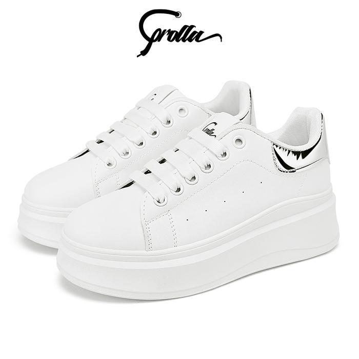 Corolla Sepatu Sneakers Wanita Casual Sport Shoes Bahan Berkualitas Tinggi Olahraga Hitam Murah