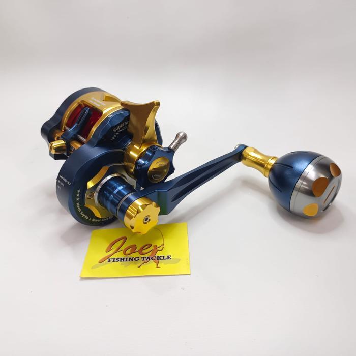 JM Gangster PE Micro Reel Jigging Master Reel Overhead Baitcasting Pancing Mancing Dengan Line