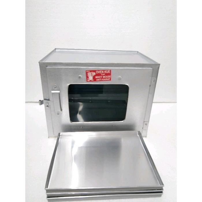 Paket Murah Oven Tangkring Oven Mini Satu Set Lengkap Oven Mickey Mouse Oven Kue Kompor Bonus Loyang