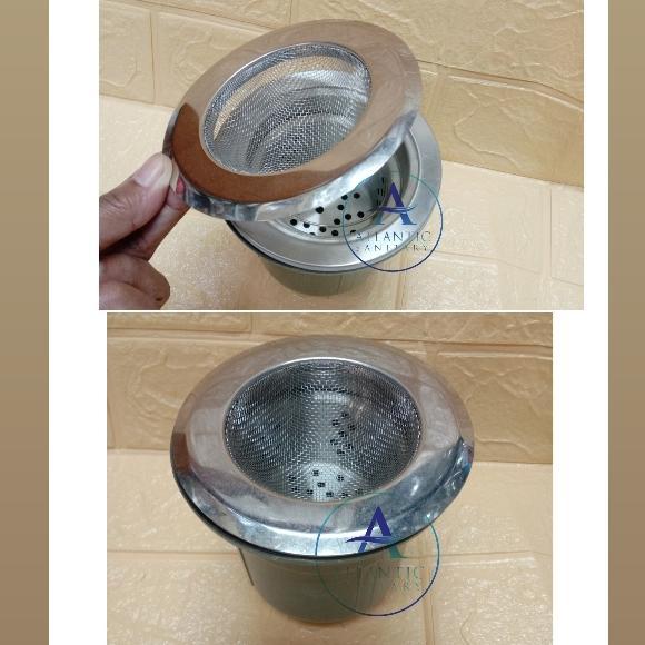 Keranjang Sampah Cuci Piring/Strainer Kawat Stainless Cuci Piring