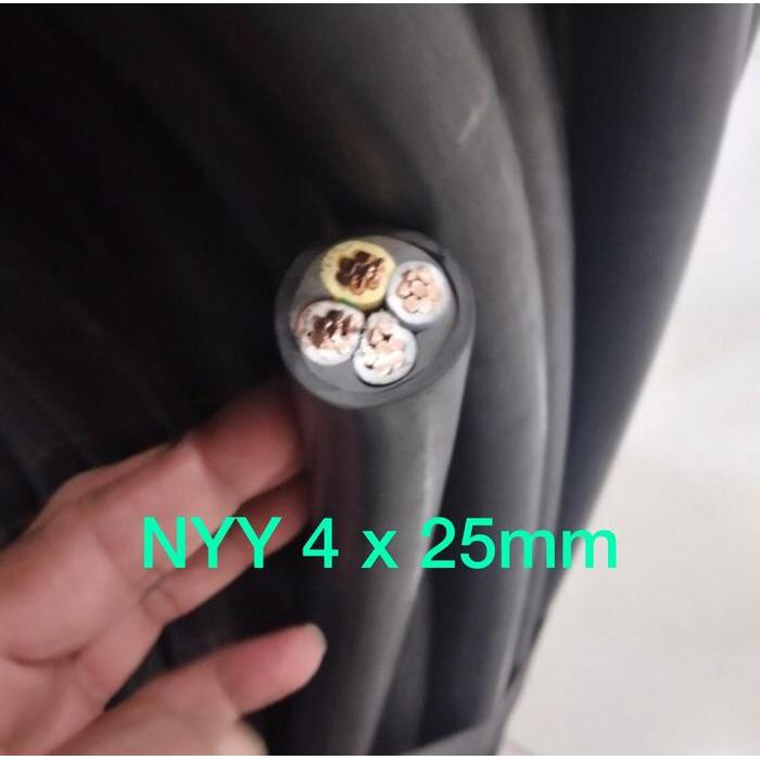 Kabel Nyy 4X25 Mm Merek Bebas Sumindo Pulung Eterna Nyy 4X25Mm
