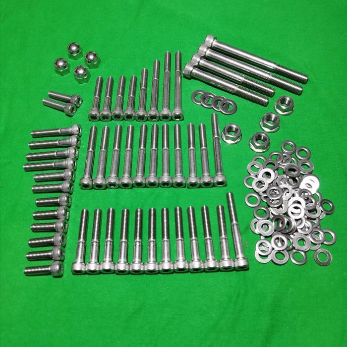 Baut L Stainless Fullset Mesin Megapro Hiu