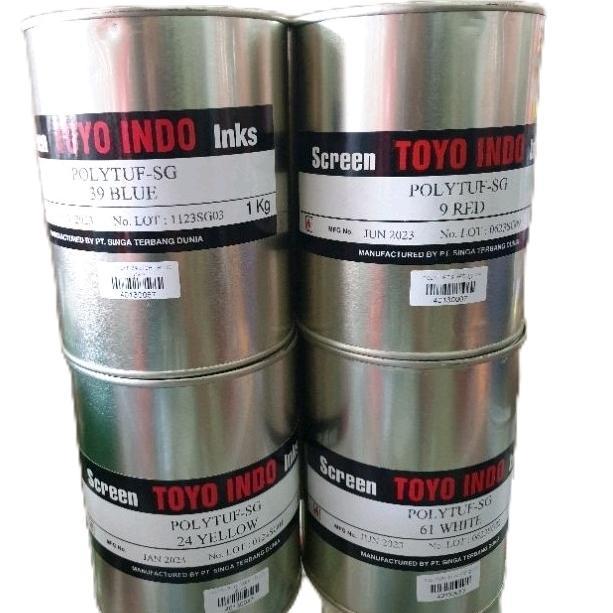 CAT SABLON POLYTUFF TOYO INDO INKS KEMASAN 1 KG