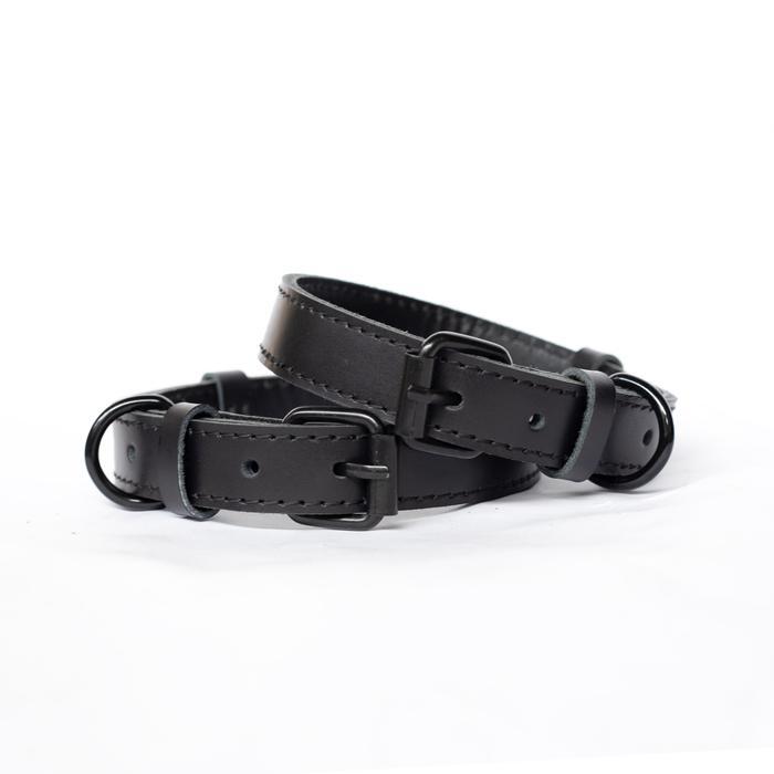 Kalung Anjing Nama - Leather Dog Collar Original